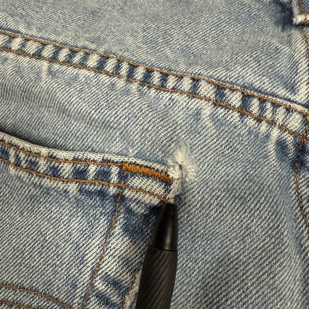 Levis 505 Jeans Mens 40x30 Blue Regular Fit Medium Wash Denim Vintage‎ 98 USA
